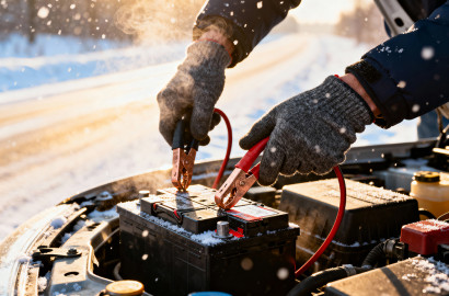 Car battery in winter